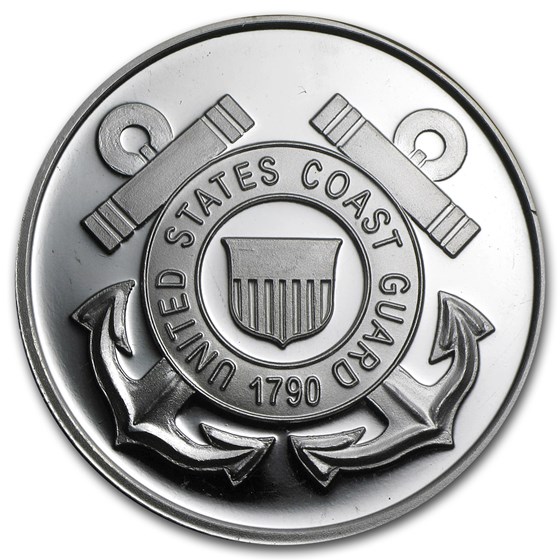 1 oz Silver Round - U.S. Coast Guard 1 oz Silver Round - U.S. Coast Guard